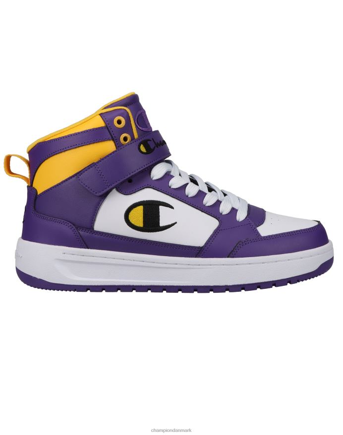 Champion drome hi cb sko V6J66912 lilla/hvid/guld