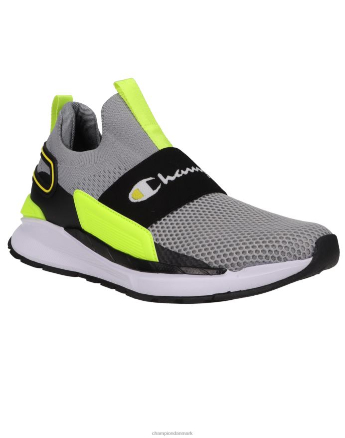 Champion flexer wiz sko V6J66927 kulgrå/sort/neon