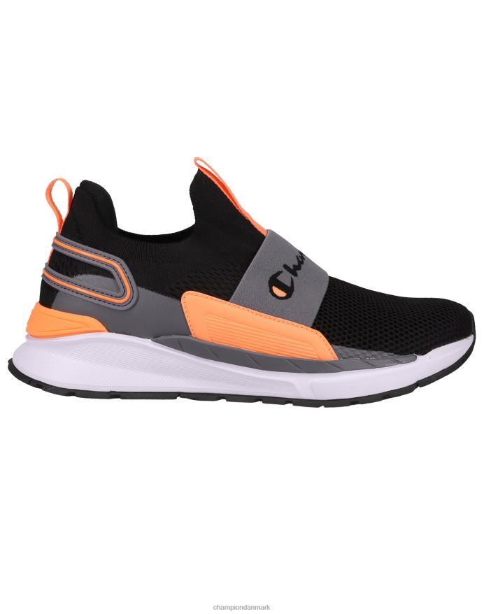 Champion flexer wiz sko V6J66928 sort/stormfuld nat/lys orange