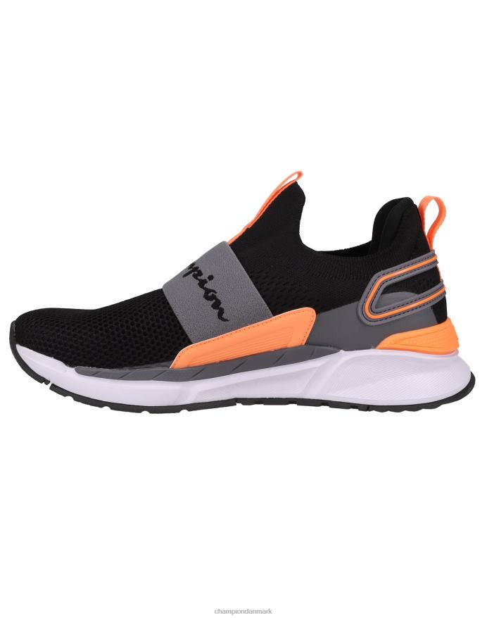 Champion flexer wiz sko V6J66928 sort/stormfuld nat/lys orange