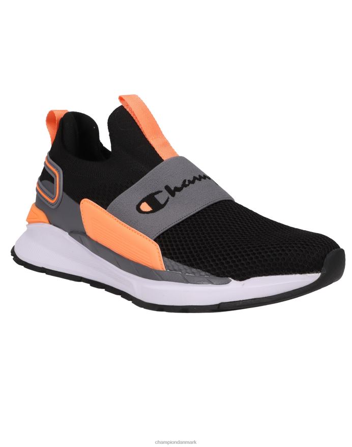 Champion flexer wiz sko V6J66928 sort/stormfuld nat/lys orange