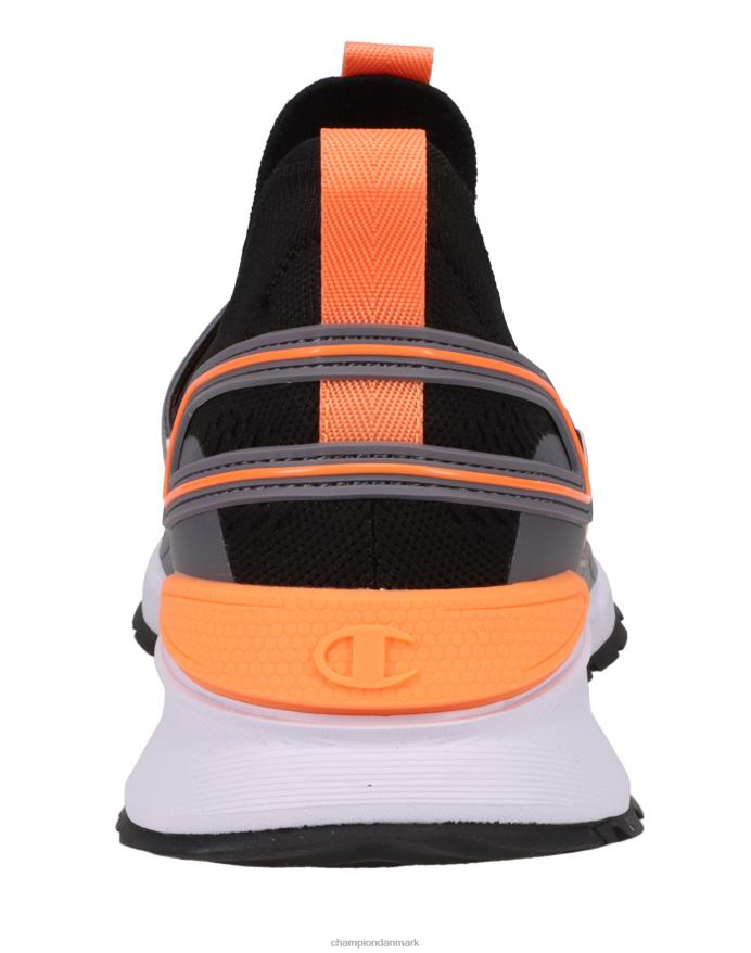 Champion flexer wiz sko V6J66928 sort/stormfuld nat/lys orange