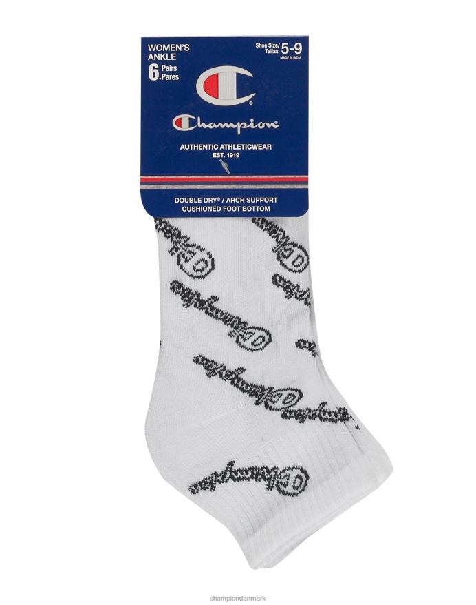 Champion ankelstrømper c logo 6 par V6J661614 diverse 7