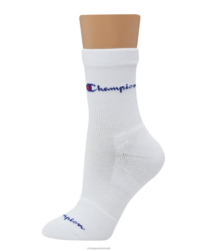 Champion kompression mid-crew sokker 3 par V6J661627 hvid