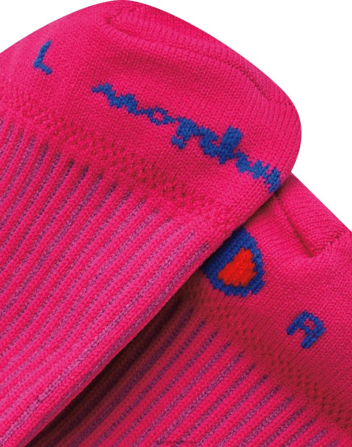 Champion sport super no-show 3 par V6J661569 pinky peach/fav fuchsia/tempo blågrøn