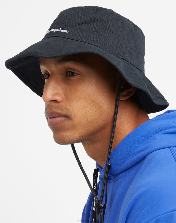 Champion bøttehat retro script V6J66865 sort