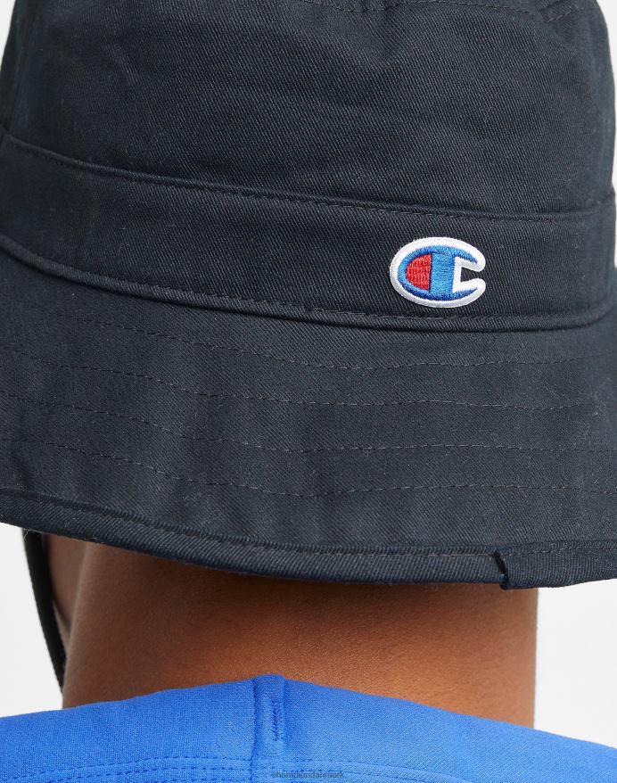 Champion bøttehat retro script V6J66865 sort