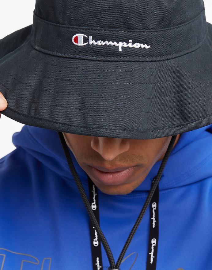 Champion bøttehat retro script V6J66865 sort