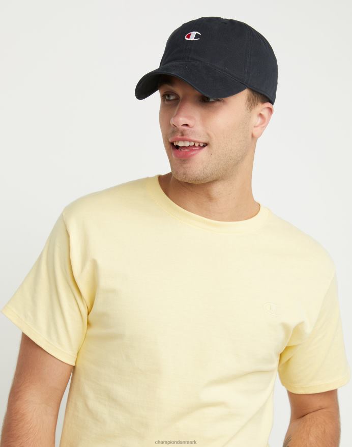 Champion beklædningsvasket afslappet hat klassisk logo V6J66895 sort