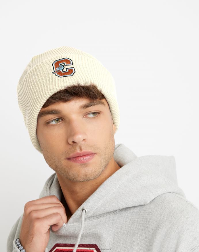 Champion chunky beanie med manchet kollegialt c med vinger V6J66902 kridhvid