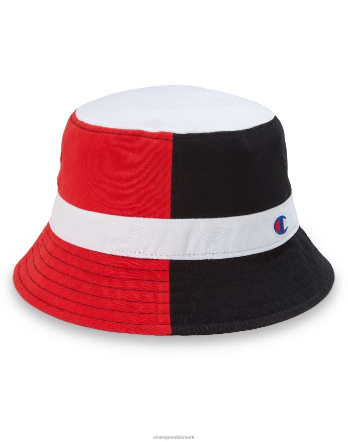 Champion colorblock bøttehat V6J66867 hvid/skarlagenrød/sort