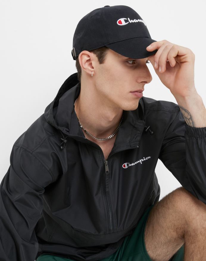 Champion klassisk twill hat 3d script V6J66887 sort