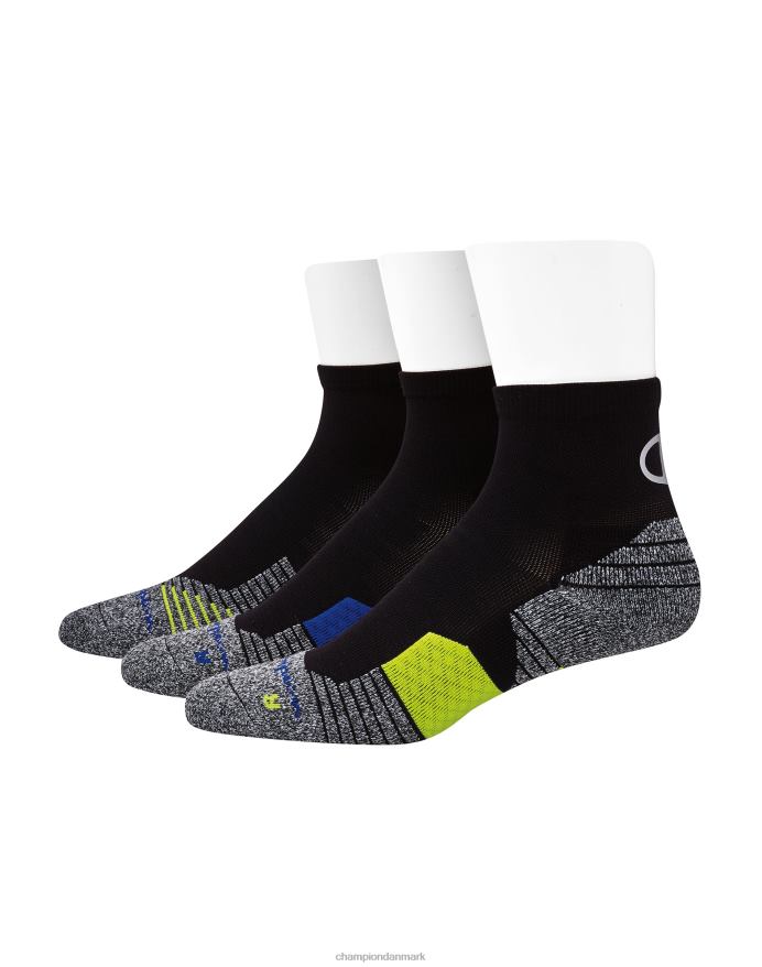 Champion ankelstrømper 3 par V6J66696 sort assorteret