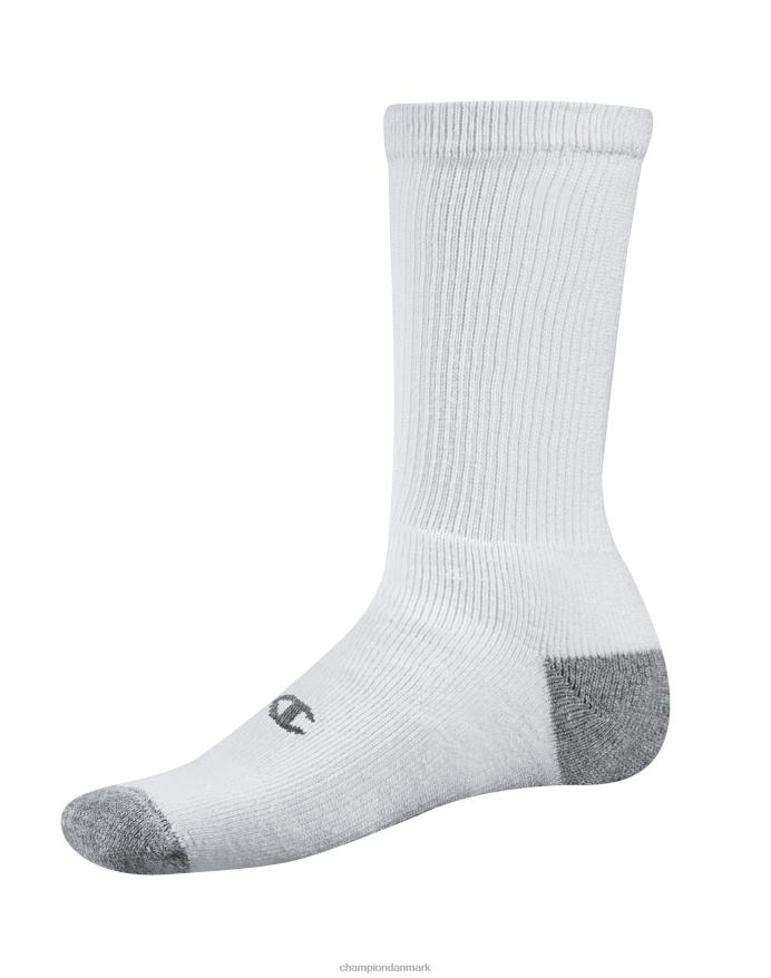 Champion double dry performance crew sokker 6 par V6J66743 hvid