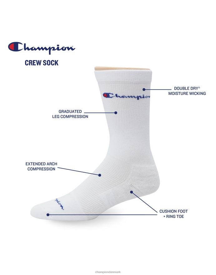 Champion graduerede kompressionsstrømper 3 par V6J66722 sort