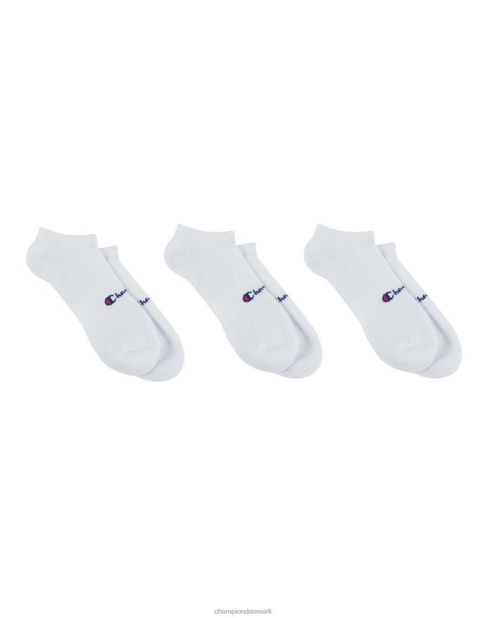 Champion kompression no-show sokker 3 par V6J66719 hvid