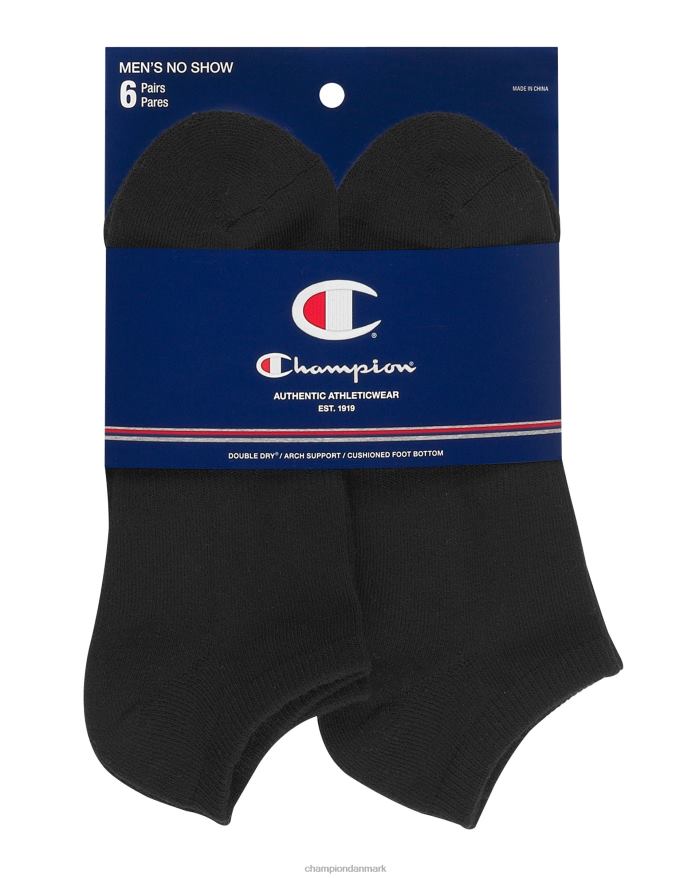 Champion no-show sokker 6 par V6J66739 sort