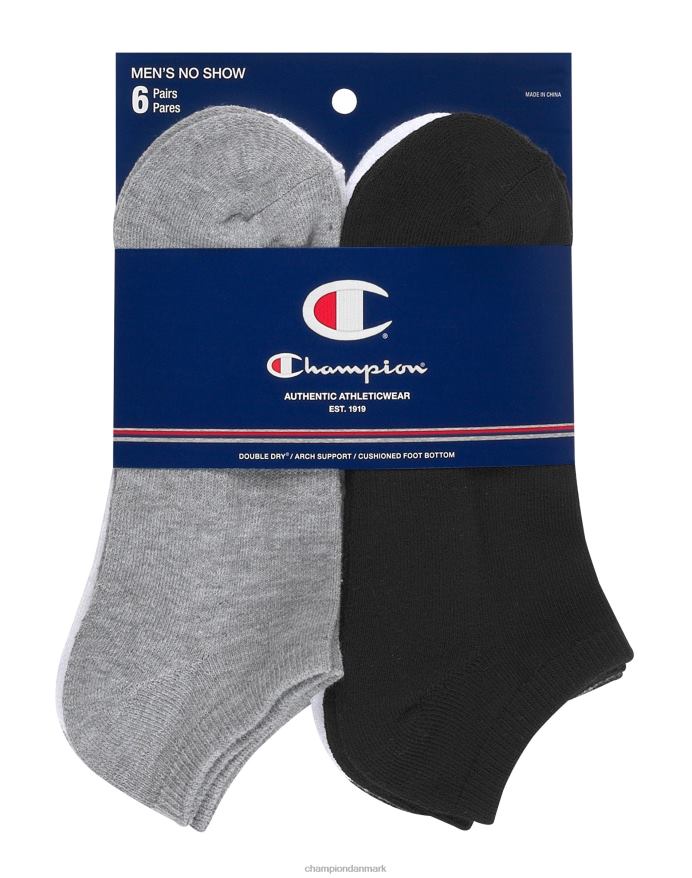Champion no-show sokker 6 par V6J66739 sort