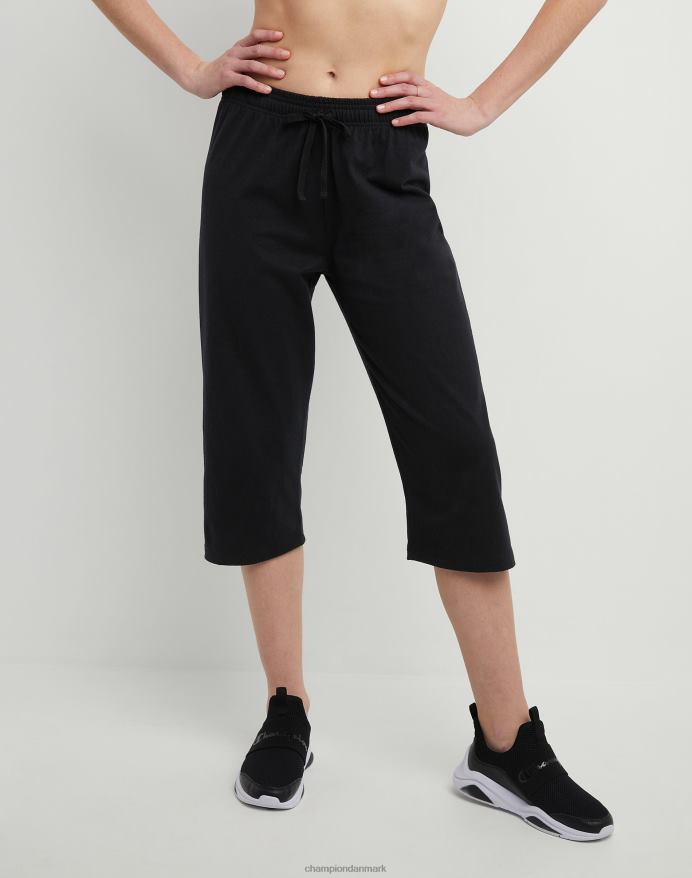Champion hverdags bomuld capris 18 V6J661170 sort