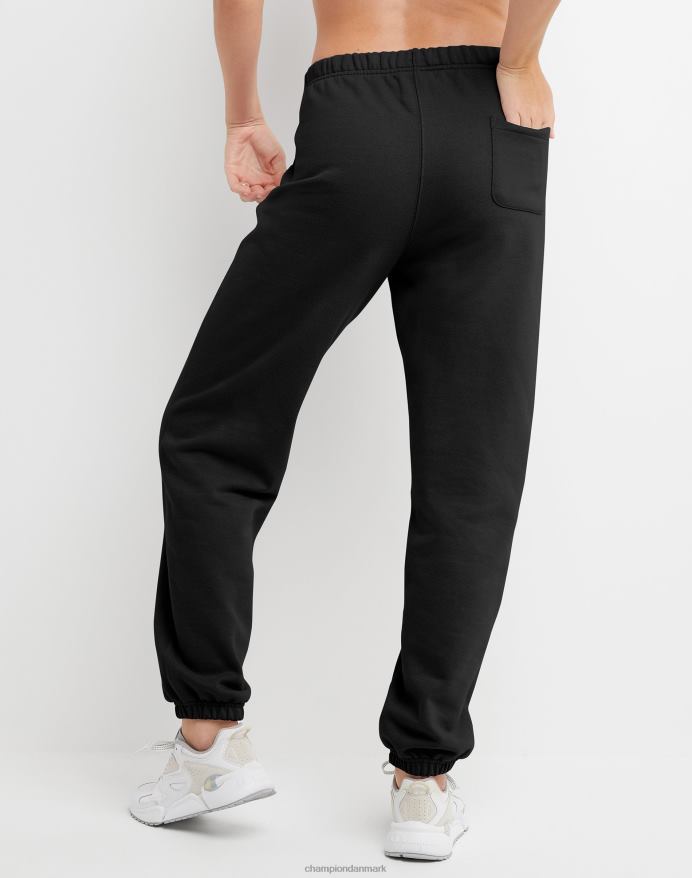 Champion klassiske oversize sweatpants i fleece c stack 29 V6J661112 sort