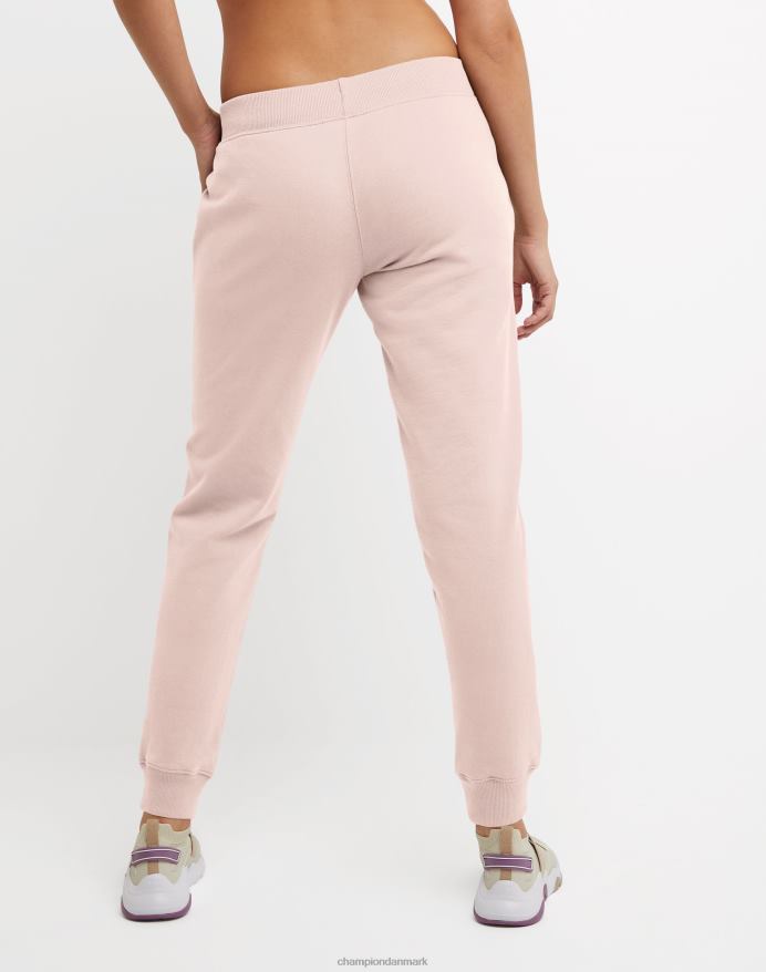 Champion powerblend fleece joggers colorblock folie script logo 29 V6J661136 gennemsigtig lyserød