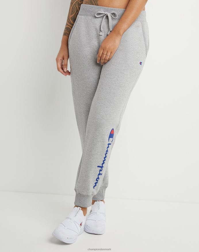 Champion powerblend joggers klassiske script logo 29 V6J661121 oxford grå