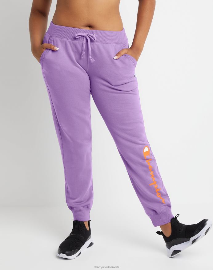 Champion powerblend joggers klassiske script logo 29 V6J661122 kreativ lilla