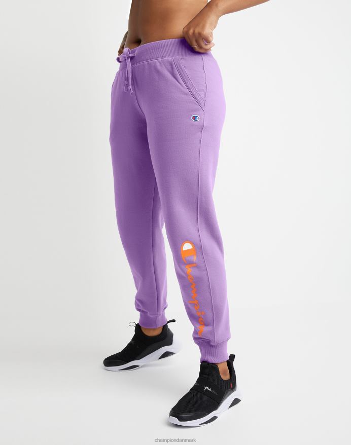 Champion powerblend joggers klassiske script logo 29 V6J661122 kreativ lilla