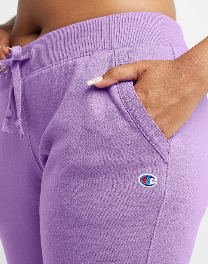 Champion powerblend joggers klassiske script logo 29 V6J661122 kreativ lilla