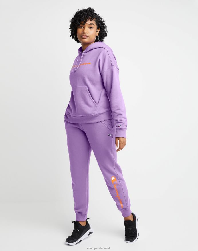 Champion powerblend joggers klassiske script logo 29 V6J661122 kreativ lilla