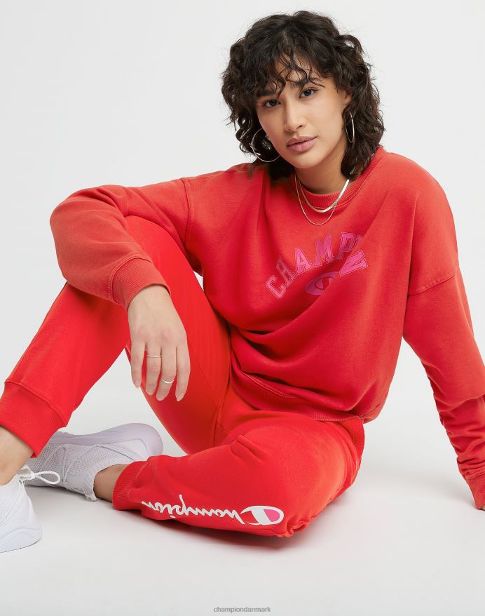 Champion powerblend joggers klassiske script logo 29 V6J661123 munter rød
