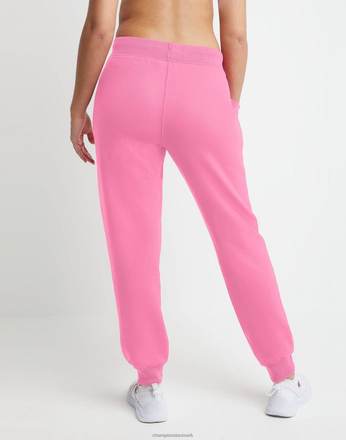 Champion powerblend joggers klassiske script logo 29 V6J661124 lyserødt bånd
