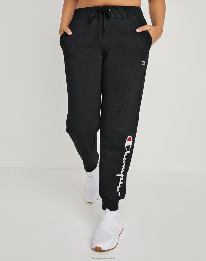 Champion powerblend joggers klassiske script logo 29 V6J661125 sort