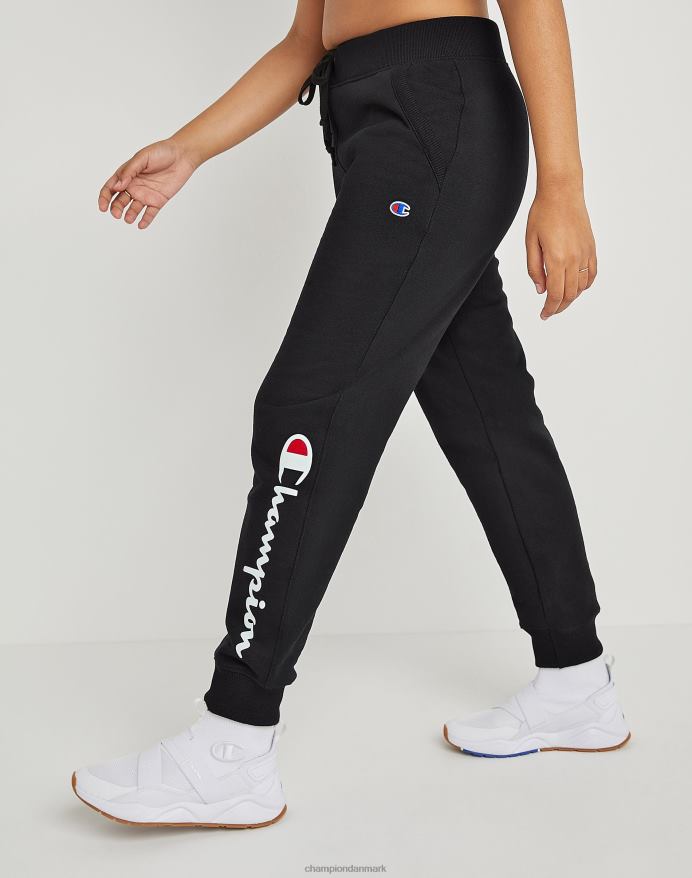 Champion powerblend joggers klassiske script logo 29 V6J661125 sort