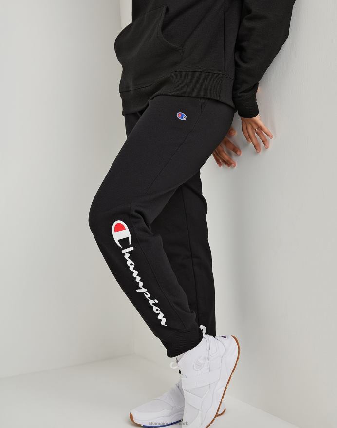 Champion powerblend joggers klassiske script logo 29 V6J661125 sort