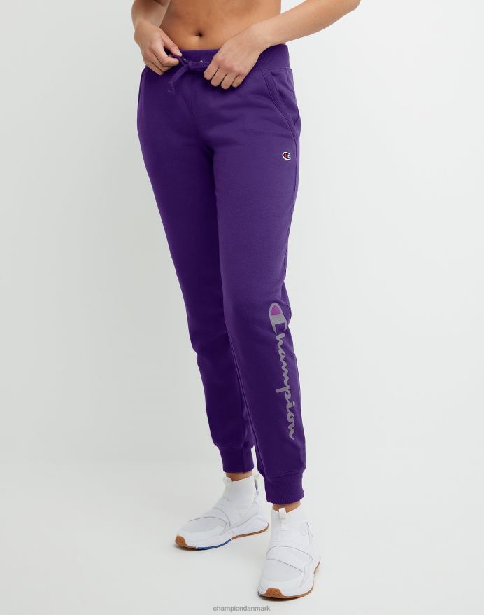 Champion powerblend joggers klassiske script logo 29 V6J661128 rig lilla