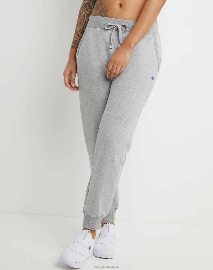 Champion powerblend joggers klassiske script logo 29 V6J661153 oxford grå
