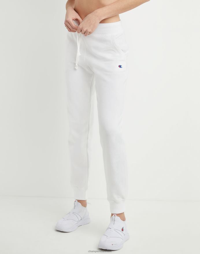 Champion powerblend joggers klassiske script logo 29 V6J661155 hvid