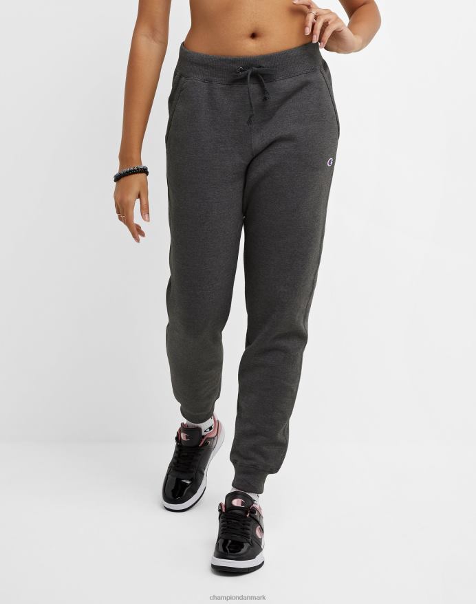 Champion powerblend joggers klassiske script logo 29 V6J661156 granitlyng