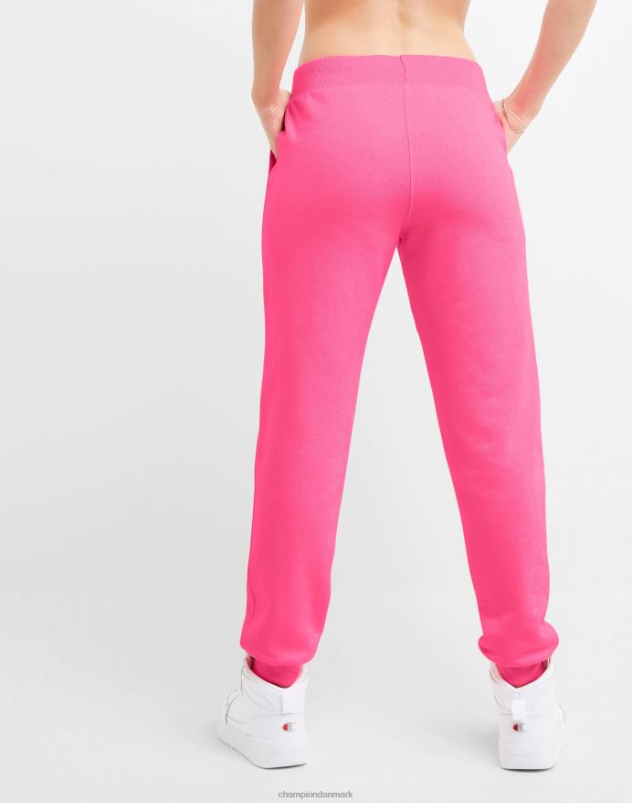 Champion powerblend joggers spejlet puff script 29 V6J661078 glad pink