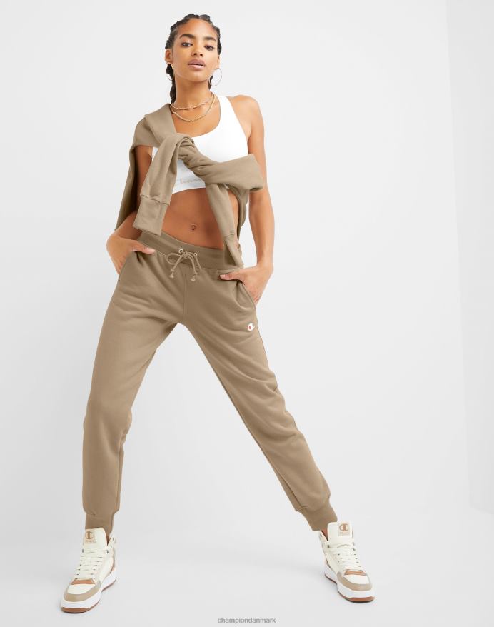 Champion reverse weave joggers c logo 29 V6J661101 land valnød