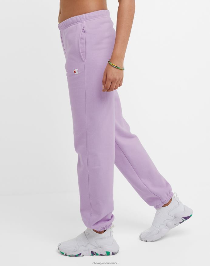 Champion reverse weave joggers c logo V6J661091 bleg iris lilla