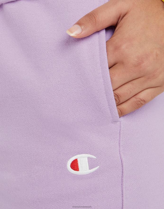 Champion reverse weave joggers c logo V6J661091 bleg iris lilla