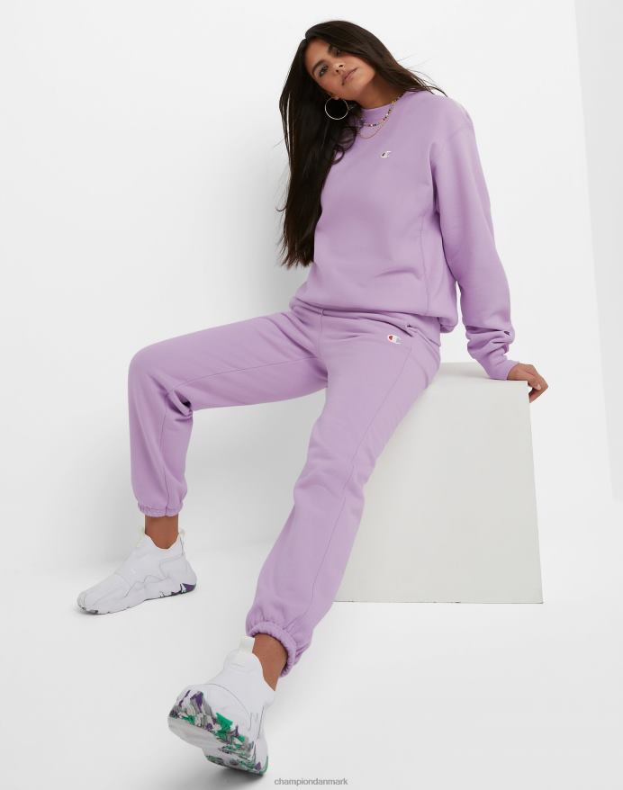 Champion reverse weave joggers c logo V6J661091 bleg iris lilla