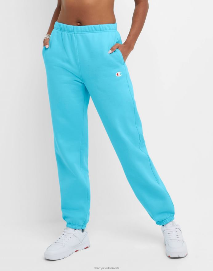 Champion reverse weave joggers c logo V6J661097 lys himmelblå