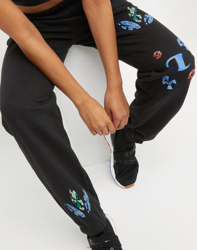 Champion reverse weave oversize joggingbukser 30 V6J661133 sort