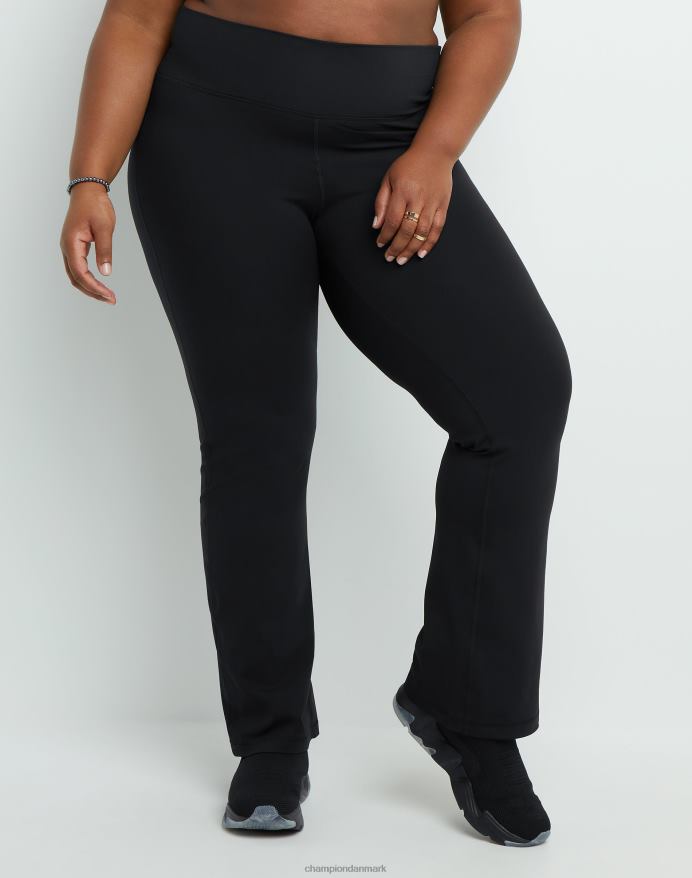 Champion soft touch flare bukser 31 (plus size) V6J661077 sort