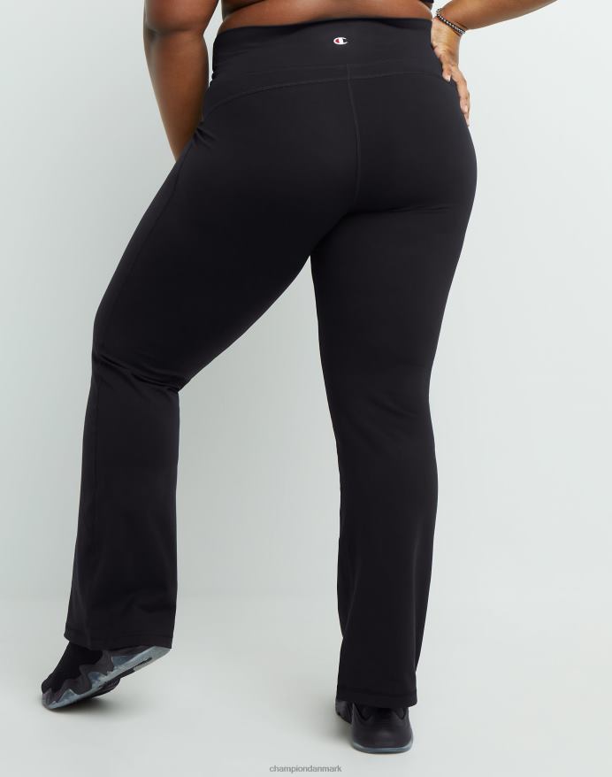 Champion soft touch flare bukser 31 (plus size) V6J661077 sort