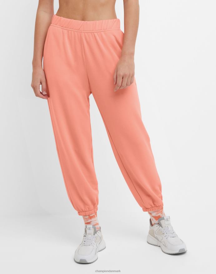 Champion soft touch sweatpants c logo 27 V6J661137 sukker fersken