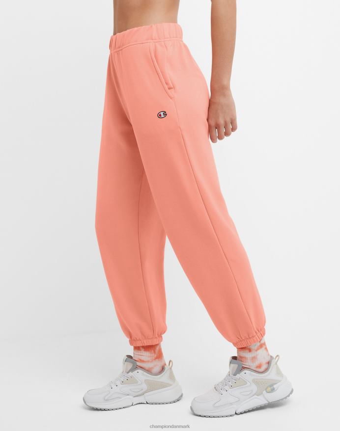 Champion soft touch sweatpants c logo 27 V6J661137 sukker fersken